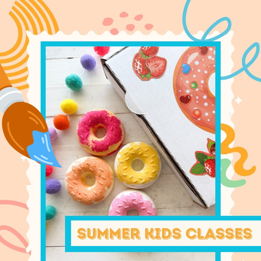 Donut Bath Bomb Kid's Class: July 10th, 9-10am