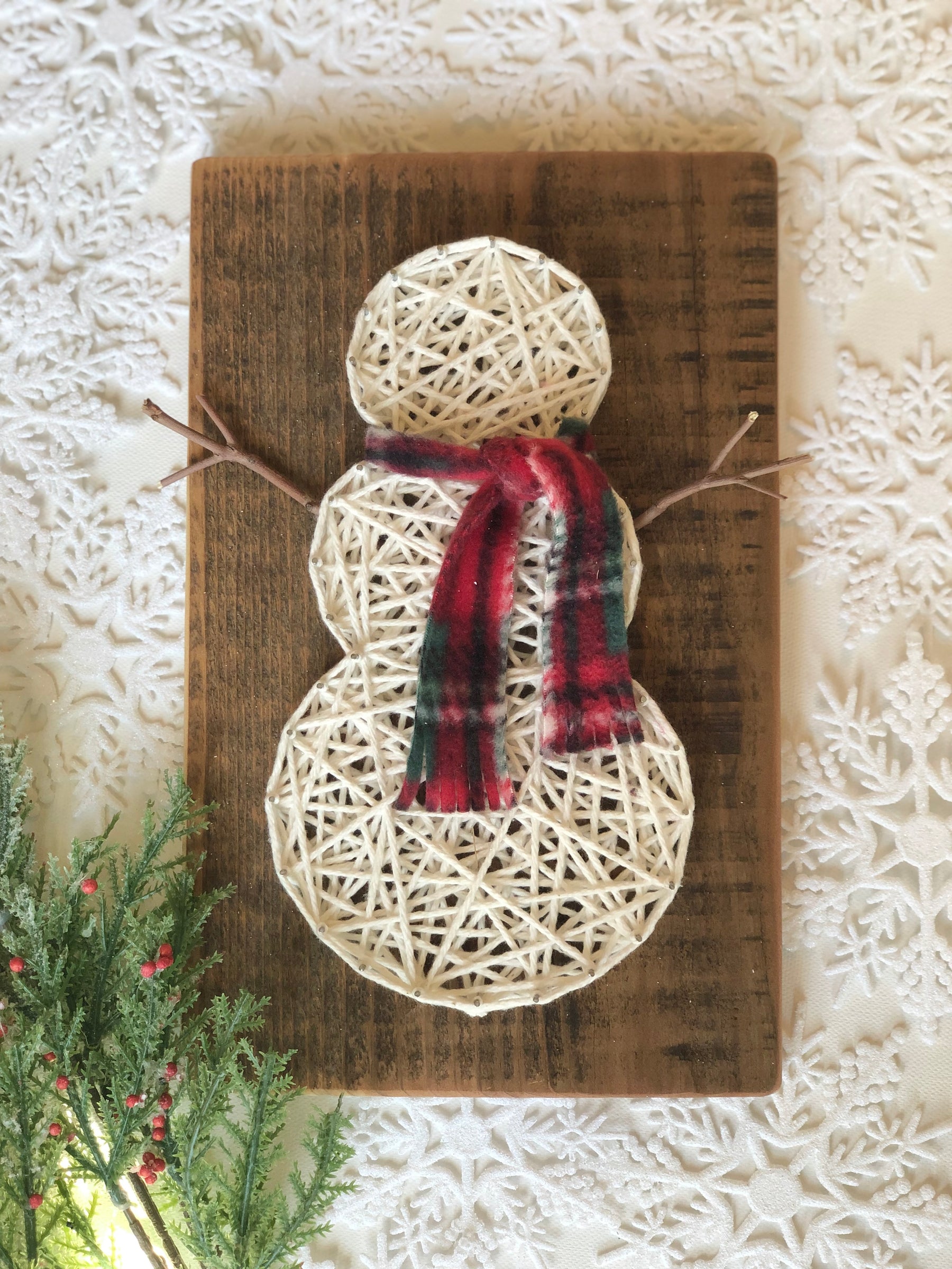 String Snowman Workshop: Tuesday, December 9th 6 - 8:00pm with Sarah Young