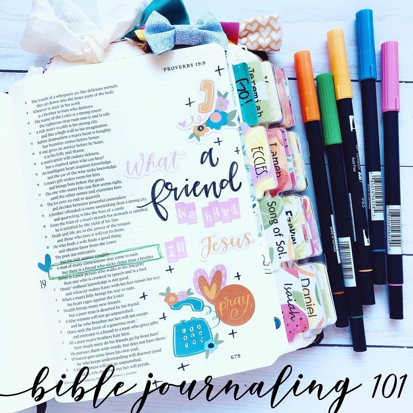 Bible Journaling 101: Monday, November 17th, 6-7:30pm with Legacy of Love Creations