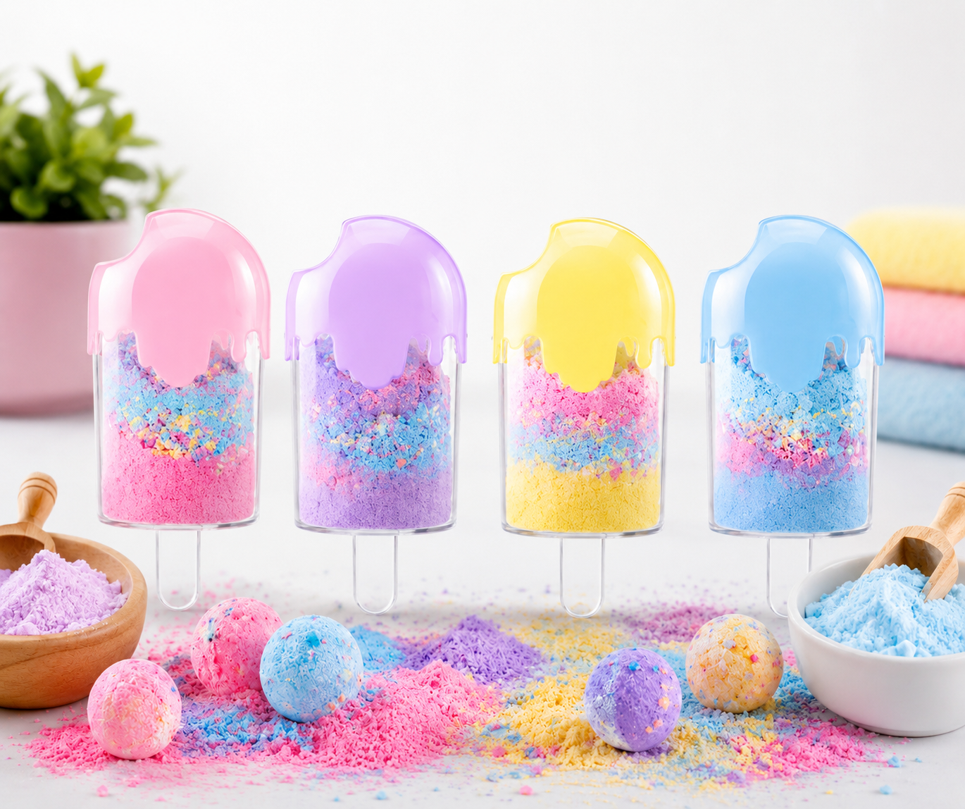 Ice Pop Bath Bomb Class: Saturday, July 11th, 9-10am with Amber House Soaps