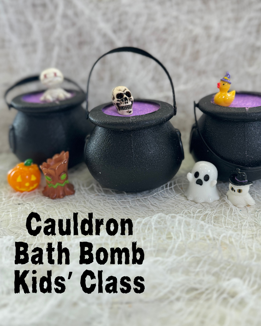 Cauldron Bath Bomb Kids’ Class: Saturday, October 10th, 10-11am
