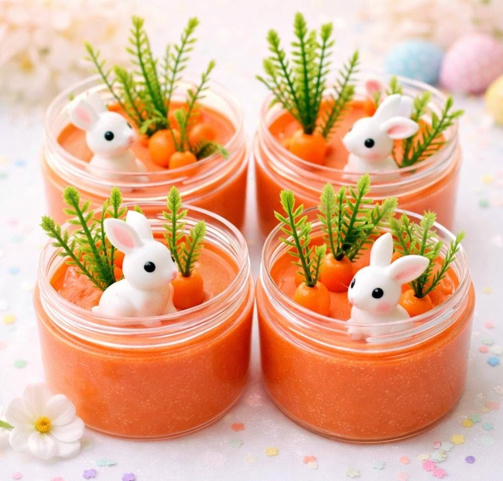 SPRING BREAK KIDS’ CLASS: Bunny Hop & Carrot Plop Glitter Slime Class: Thursday, April 2nd, 10-11am with SewRelentless