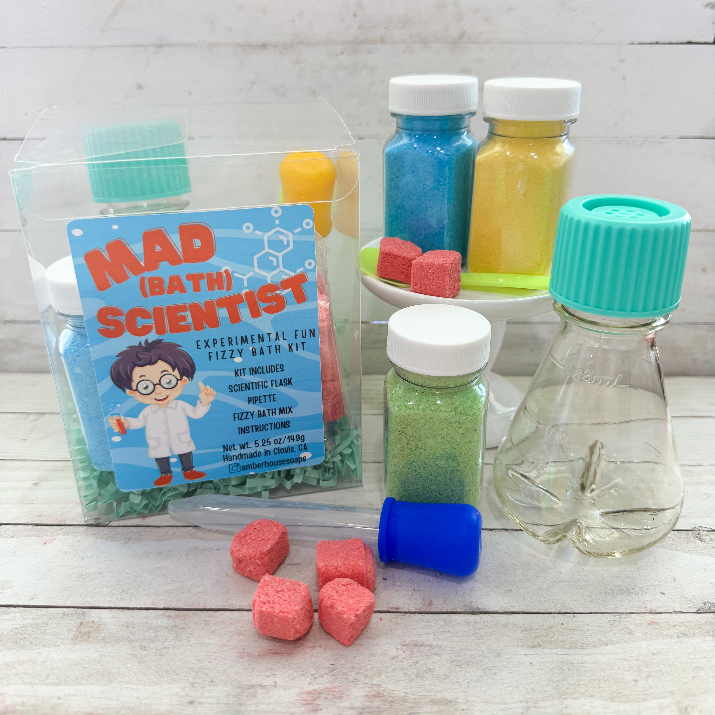 Mad (Bath) Scientist Fizzy Fun Bath Kit