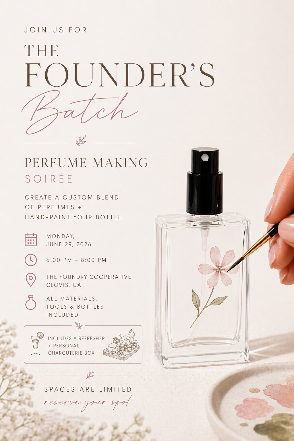 The Founder's Batch - Perfume Soiree - Monday, June 29th (6:00pm)