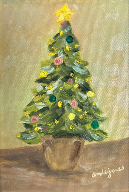 Oil Painting Workshop- PottedChristmas Tree Nov 21st 6-8pm